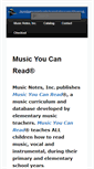 Mobile Screenshot of musicnotes.biz